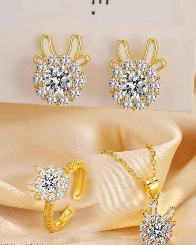 Deer Diamond Gold - Jewelry Set