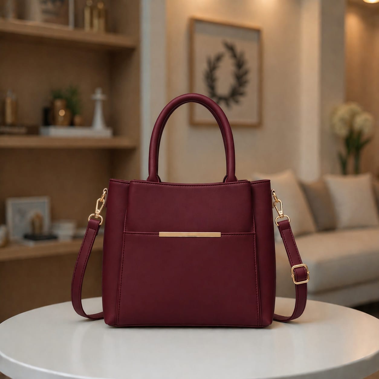 Elegant Minimalist Handbag – Premium Crossbody Tote