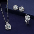 Diamonds Square Silver - Jewelry Set