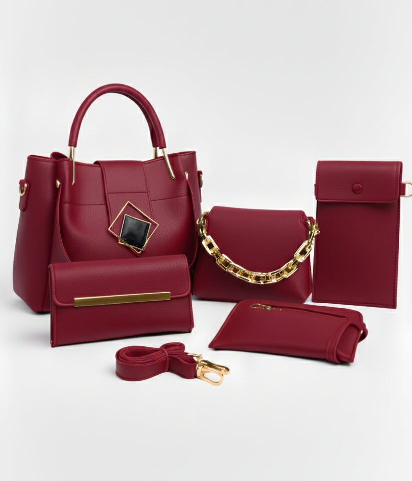 Luxury 5-Piece Handbag Set – Elegant Premium Collection