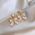 Fancy Gold Glam Bow - Earring