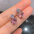 Crystal Pink Heart - Jewelry Set
