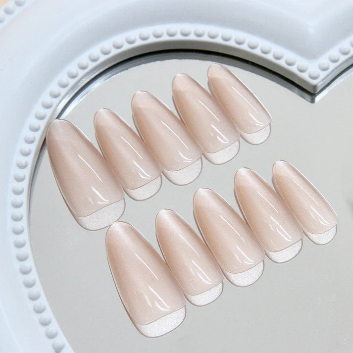Shiny Pink Long - Press On Nail Set Of 12 - Free 12 Pcs Sticker Sheet, Mini Filers And Scrubbers Included