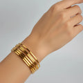 Gold Bangle - Set Set Of 6 Style 2